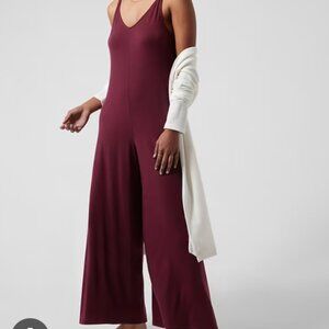Athleta Nighttime Bliss Sleep V Neck Romper | M